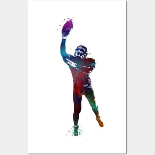 American football player #football #sport Posters and Art